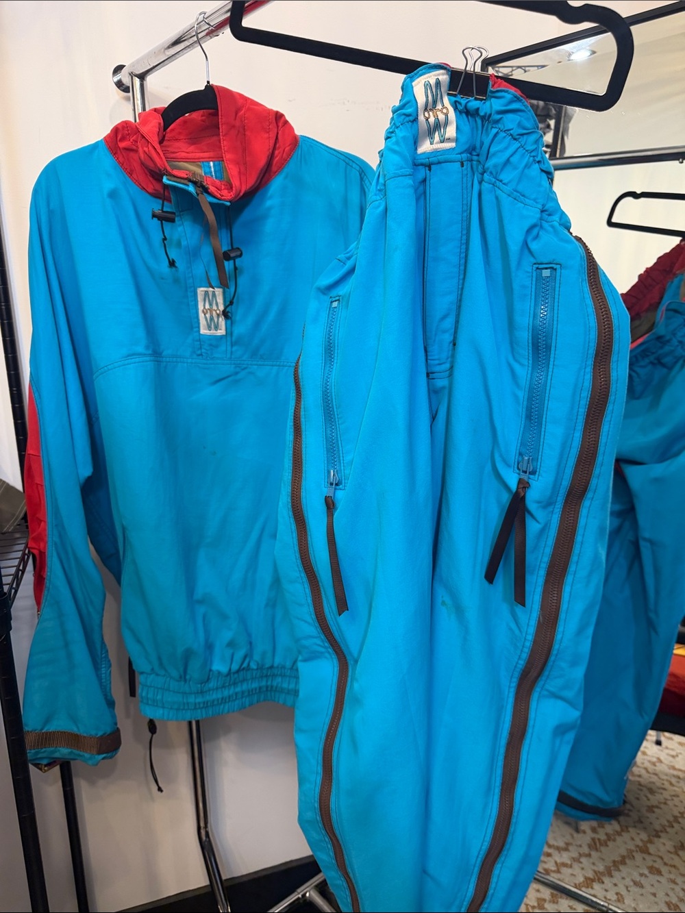 Vintage 80s/90s Morrow Matching Jump Jogger - Windbreaker - Snow suit